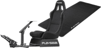 Playseat Evolution ActiFit Schwarz + Bodenschutzmatte