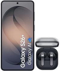 Samsung Galaxy S26 Plus 256GB Schwarz 5G + Samsung Galaxy Buds4 Pro Schwarz