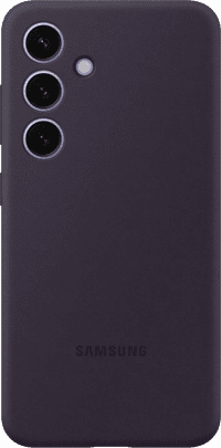 Samsung Galaxy S24 Backcover aus Silikon Dunkellila