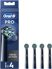 Oral-B Pro Cross Action Schwarz (4 Stück)