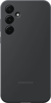 Samsung Galaxy A55 Backcover aus Silikon Schwarz