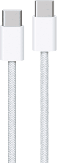 Apple USB-C-auf-USB-C-Kabel 2 m Nylon Weiß Doppelpack