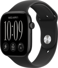 Apple Watch Series 12 Cellular 46 mm Schwarz Sportarmband S/M