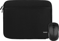 BlueBuilt Laptop Sleeve Width 30cm 12-13 Inches S Black + Nexum Wireless Mouse