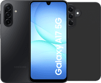 Samsung Galaxy A17 128GB Schwarz 5G + BlueBuilt Backcover Schwarz