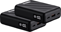 BlueBuilt Power Bank 10.000 mAh mit Schnellladen 30 Watt Doppelpack