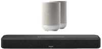 Denon Home Soundbar 550 + Denon Home 200 Silber (2x)