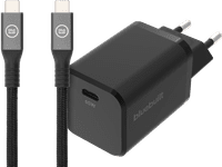 Universalladegerät BlueBuilt Power Delivery 65 W + USB-C-Ladekabel (2 m) Schwarz