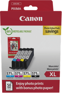 Canon CLI-571XL Patronen Multipack