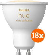 Philips Hue White Ambiance GU10 18er-Pack