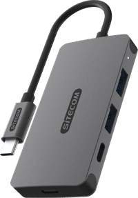 Sitecom USB-C to USB-A/USB-C Hub