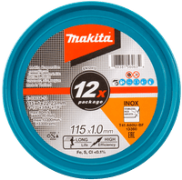 Makita Cutting Disc Stainless Steel 115mm 12 units