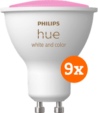 Philips Hue White & Color GU10 9er-Pack