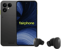 Fairphone 6+ 256GB Schwarz 5G + Fairbuds Wireless Schwarz