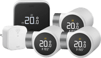 Tado Smart-Thermostat X Starterpaket + 3 Thermostatköpfe