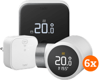 Tado Smart-Thermostat X Starterset + 6 Thermostatköpfe