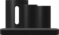 Sonos Beam Ultra Schwarz + Sonos Sub Mini + 2x Era 100 SL Schwarz