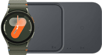 Samsung Galaxy Watch7 Grün 40 mm + Kabelloses Duo-Ladegerät