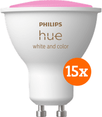 Philips Hue White and Color GU10 15-pack