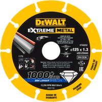 DeWalt Extreme Metal Cutting Disc 125x22.23x1.3mm