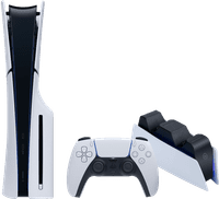PlayStation 5 Slim mit Laufwerk + Ladestation