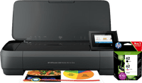 HP OfficeJet 250 Mobile Printer + 1 Satz Reservepatronen