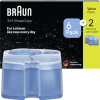 Braun 3-in-1 ShaverCare Refill Cartridges - 6+2 Pieces