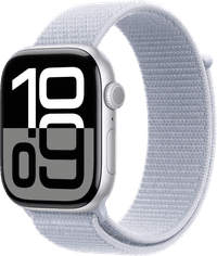 Apple Watch Series 10 46 mm Silber Sport Loop