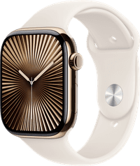 Apple Watch Series 10 4G 46 mm Titan Gold Sportarmband M/L