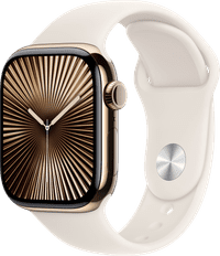 Apple Watch Series 10 4G 42 mm Titan Gold Sportarmband M/L