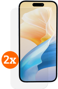 BlueBuilt Apple iPhone 16 Panzerglas Doppelpack