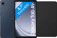 Samsung Galaxy Tab A9 8,7 Zoll 128GB Wi-Fi Blau + BlueBuilt Book Case Schwarz