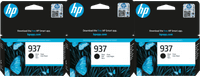 HP 937 Patrone Schwarz 3er-Pack
