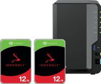 Synology DS225+ + Seagate Ironwolf 12 TB Doppelpack