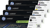 HP 220A LaserJet Toner Cartridge Combo Pack