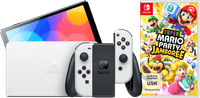 Nintendo Switch OLED Weiß + Mario Party Jamboree
