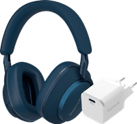 Bowers & Wilkins Px7 S2e Blau + BlueBuilt Power-Delivery-Ladegerät mit USB-C-Port 20 W Weiß