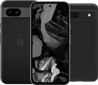 Google Pixel 8a 128GB Schwarz 5G + BlueBuilt Backcover Schwarz