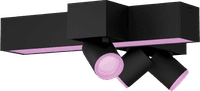 Philips Hue Centris Aufbauspot White & Color - Schwarz - CrossDesign - 3 Spots