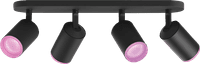 Philips Hue Fugato Aufbauspot White & Color - Schwarz - 4 Spots