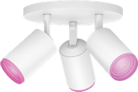 Philips Hue Fugato Aufbauspot White & Color - Weiß - 3 Spots