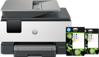 HP OfficeJet Pro 9120e + 2 Black + 2 Color Cartridges