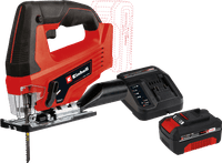 Einhell TC-JS 18 Li Solo + Einhell 18V/4.0Ah Starter Kit - Power X-Change