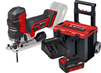Einhell TP-JST 18/135 Li BL Solo 4,0 Ah Akku E-Case L Starterset