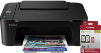 Canon PIXMA TS3750i + 1 Satz Reservepatronen + Fotopapier