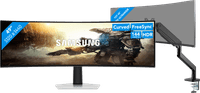 Samsung Odyssey G9 LS49DG912SUXEN OLED + BlueBuilt Monitorhalterung für 1 Ultrawide-Monitor