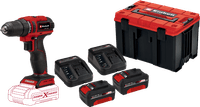 Einhell TE-CD 18/40 Li BL Solo 4.0Ah Battery (2x) E-Case M Starter Kit