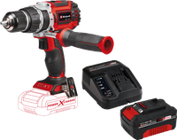 Einhell TP-CD 18/60 Li-i BL Solo + Einhell 18 V/4.0Ah Starter Kit