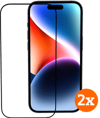 BlueBuilt Apple iPhone 15 Panzerglas Doppelpack