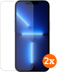 BlueBuilt Apple iPhone 14/13/13 Pro Panzerglas Doppelpack